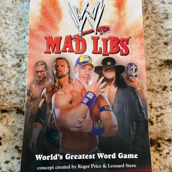 WWE Other - WWE Mad Libs Activity Book World's Greatest Word Game by Roger Price & Leonard S